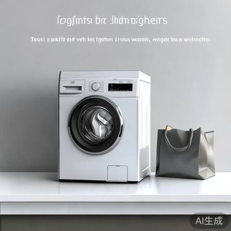 6kg洗衣机,轻松抱起两袋购物
