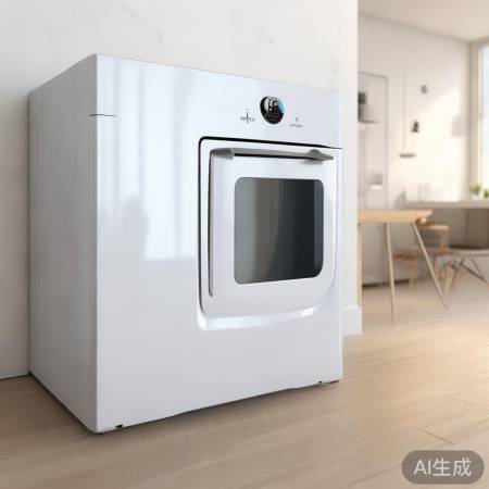 格兰仕E04洗衣机，简约白色，