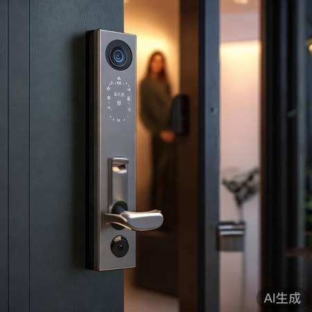 智能门锁升级,人脸识别开锁酷炫
