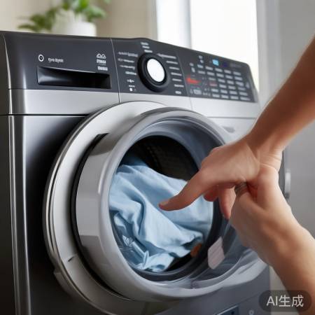 “洗衣机盖关闭,选单脱程序”