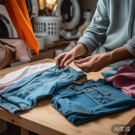 检查衣物细节,防损坏。