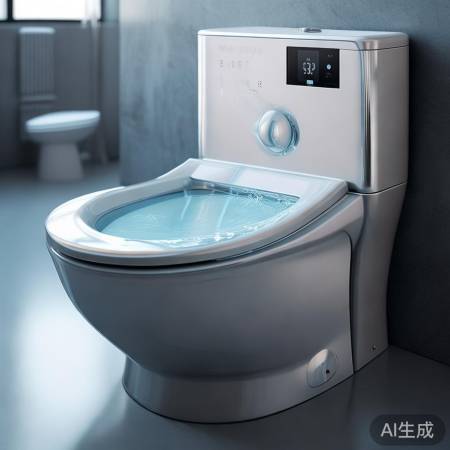 智能马桶,舒适科技感