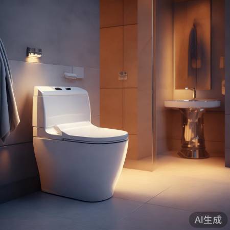 马尾智能马桶，舒适家居神器