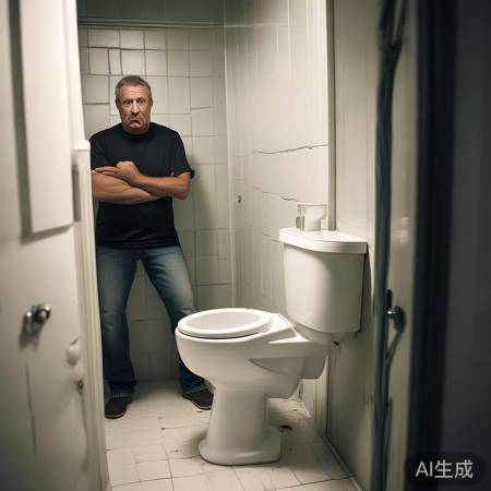 马桶安装歪歪扭扭,师傅选择很重