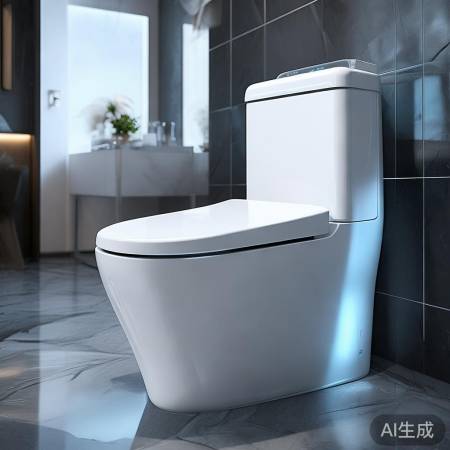 马尾智能马桶，多功能便捷如厕神