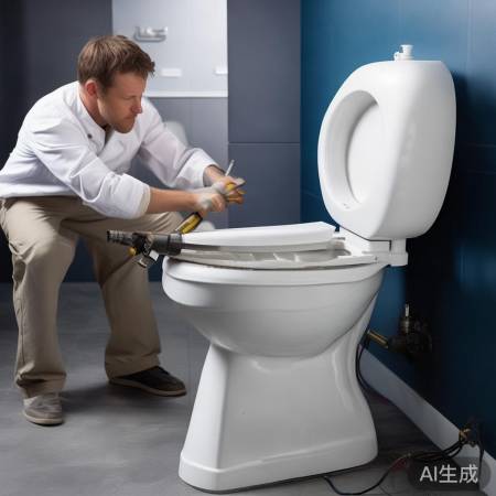 安装智能马桶，准备水电线路