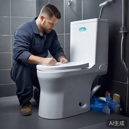 马桶安装细致,功能测试保障