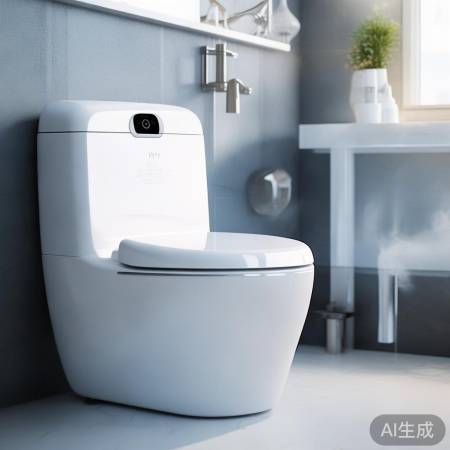 智能马桶，一键清洁舒适