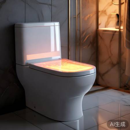智能马桶座圈加热，温暖如厕