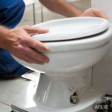 安装马桶底座螺丝固定