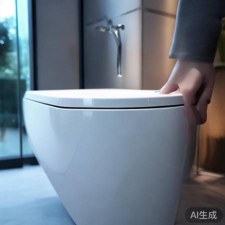 智能马桶自动冲水便捷