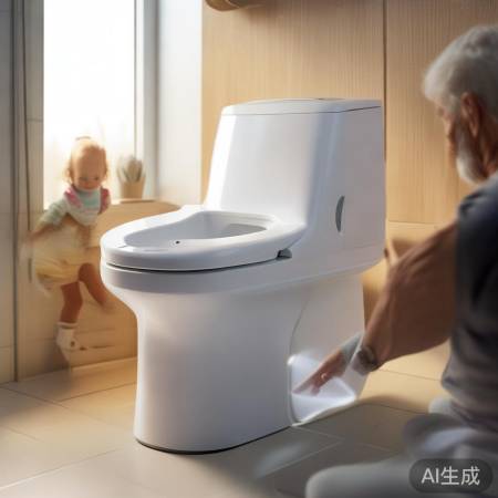 智能马桶自动冲洗，卫生又贴心