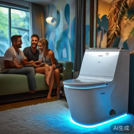 体验智能马桶，舒适生活美哉