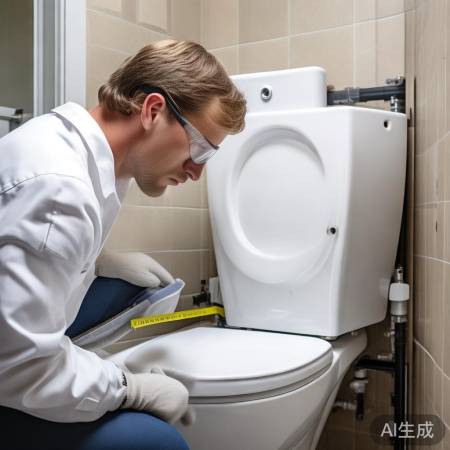 马桶安装，位置要精准