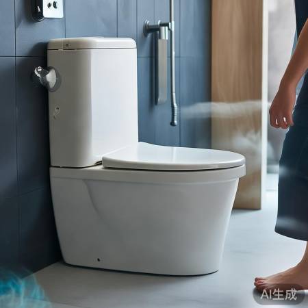马桶一键烘干,速干不湿纸