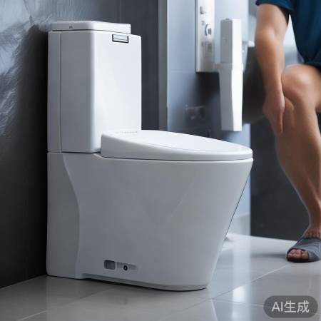 智能马桶自动冲洗，便捷如婴儿。