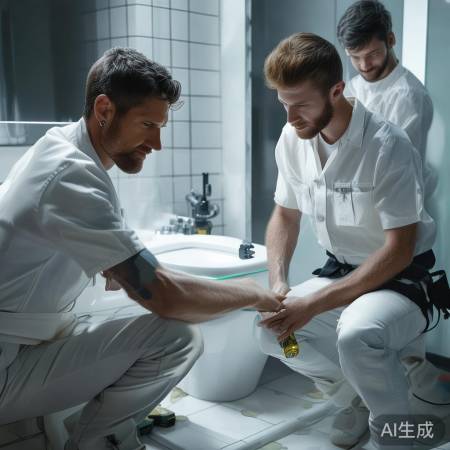 专业师傅装马桶