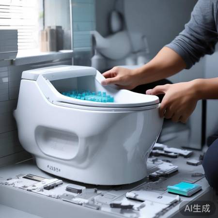 安装智能马桶像搭积木
